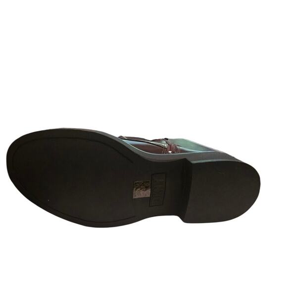 DKNY Talma Lace-Up Combat Boots in Burgundy Size 8 - Picture 9 of 10